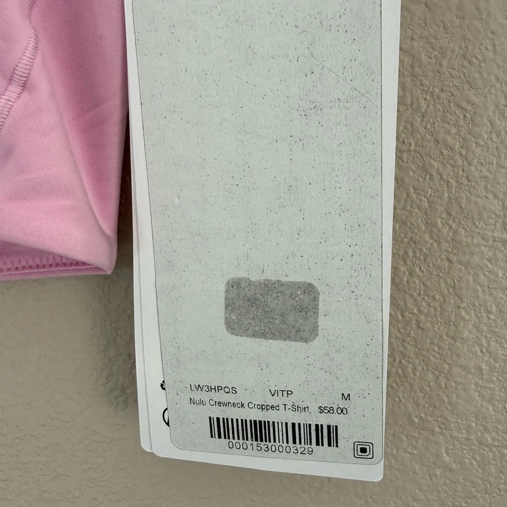 NEW - Lululemon - Wundermost Ultra-soft Nulu Crewneck T-Shirt - Vital Pink - Picture 10 of 14